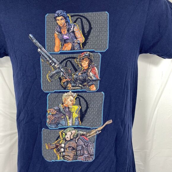 Borderlands 3 Vault 2019 Unisex Size Small Graphic T-Shirt Navy Blue Tee S - Picture 3 of 9